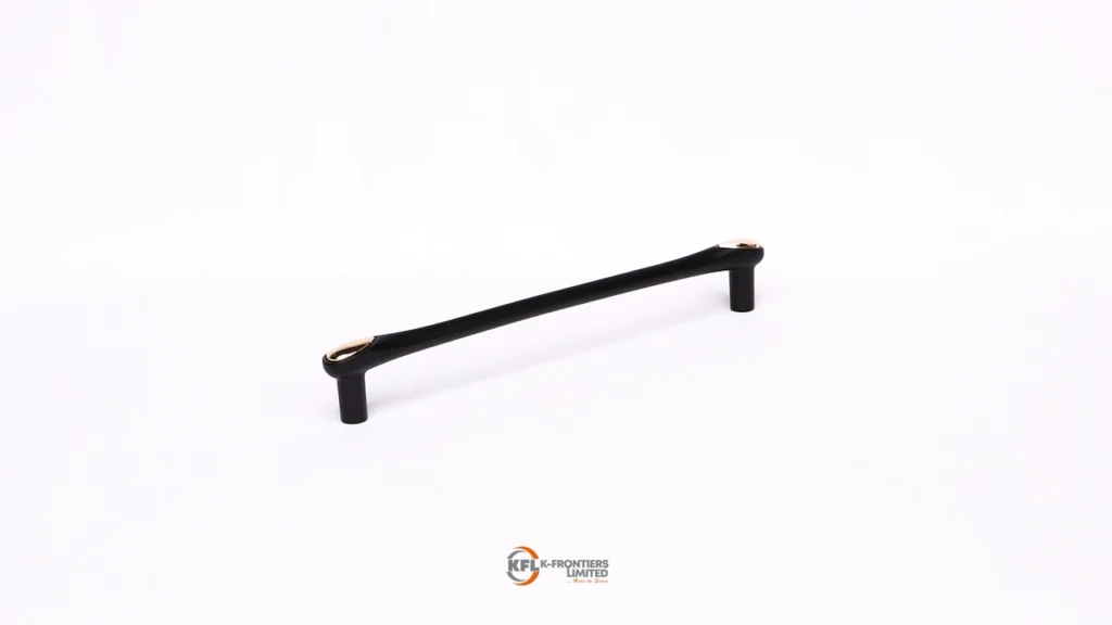 js 115 192 black gold cabinet handle0235