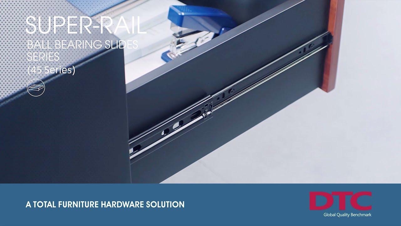 how to assemble dtc super rail 45 series soft close b.b slides?
